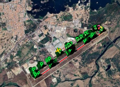 Pilot2ATC Olbia LIEO Taxiways and Gates