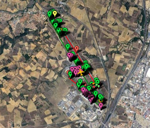 Pilot2ATC Perpignan-Rivesaltes LFMP Taxiways and Gates