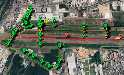 Pilot2ATC Porto Alegre SBPA Taxiways and Gates