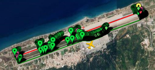 Pilot2ATC Rhodes LGRP Taxiways and Gates
