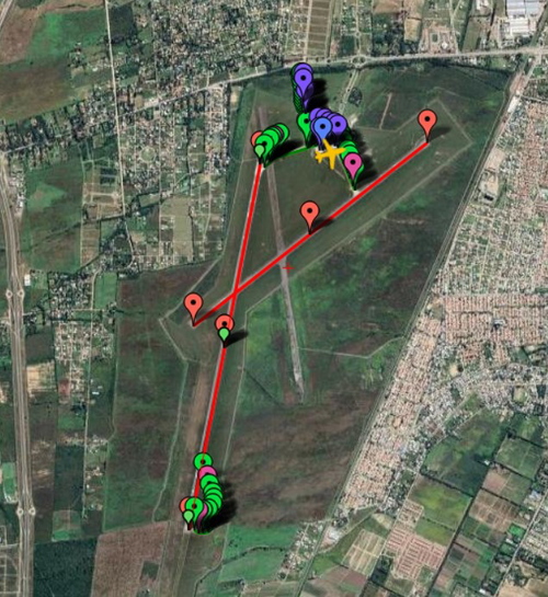 Pilot2ATC Salta SASA Taxiways and Gates