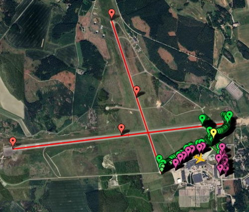 Pilot2ATC Stockholm-Skavsta ESKN Taxiways and Gates