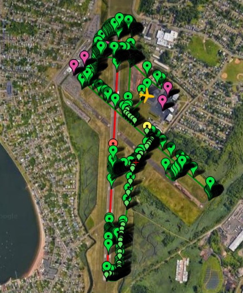 Pilot2ATC Tweed New Haven KHVN Taxiways and Gates