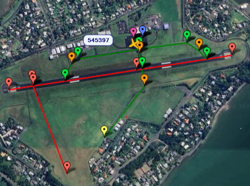 Pilot2ATC Whangarei NZWR Taxiways and Gates