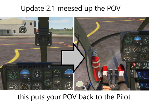 PilotCameraFix for Cowansim 500e 2.1 update