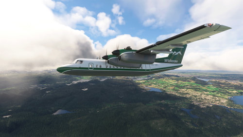 Pilot's Dash 7  Wideroe - Retro Design (LN-WFG and LN-WFI)