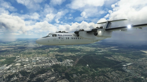 Pilot's Dash 7 Air France - Brymon (G-BRYA)