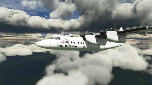 Pilot's Dash 7 Air Guyane (C-GGXS)