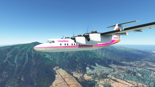 Pilot's Dash 7 Hawaiian Airlines (N890S)