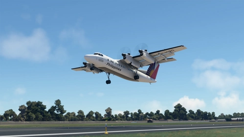 Pilot's Dash 7 Philippine Airlines (RP-C3020)