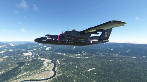 Pilot's Dash 7 Royal Canadian Air Force (142803)