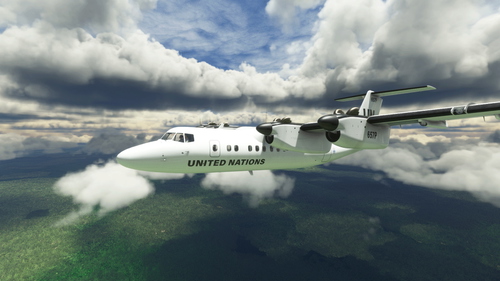 Pilot's Dash 7 United Nations op Trans Capital (C-FPBJ)