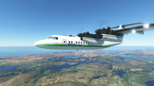Pilot's Dash 7 Wideroe (LN-WFI) thumbnail 1
