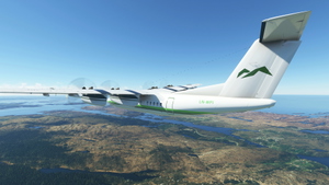 Pilot's Dash 7 Wideroe (LN-WFI) thumbnail 2