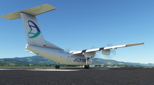 Pilot's DeHavilland Canada DHC-7-Adria Airways - S5-ACA
