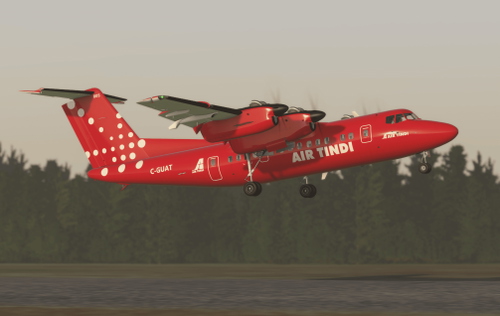 Pilot's DHC-7 Air Tindi C-GUAT