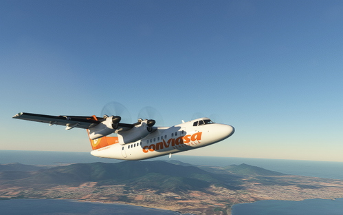 Pilot's DHC-7 Conviasa (YV-1169C)