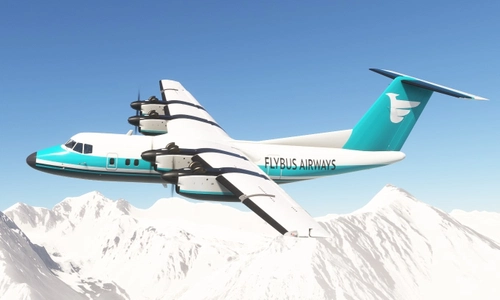 Pilot's DHC-7 Flybus Airways