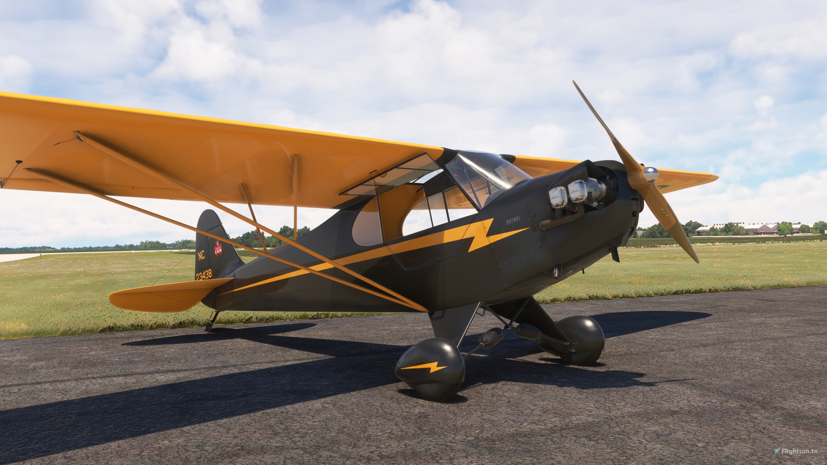 Piper J-3C-65 Cub NC23438 für Microsoft Flight Simulator | MSFS