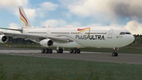 PlusUltra ✈ EC-MFA  ✈  LVFR A340 