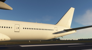 PMDG  B777-300ER - All White Blank thumbnail 1