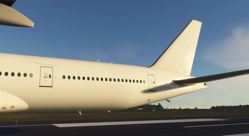 PMDG  B777-300ER - All White Blank
