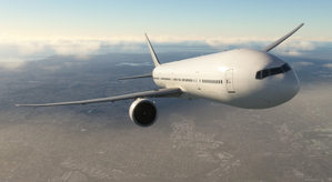 PMDG  B777-300ER - All White Blank thumbnail 3