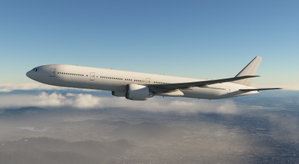 PMDG  B777-300ER - All White Blank thumbnail 4