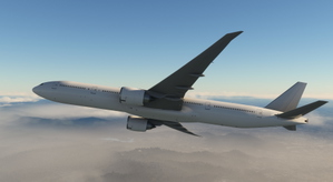 PMDG  B777-300ER - All White Blank thumbnail 5