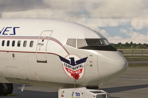 PMDG 737-600 - Continental Airlines - Blue Skyway (FICTIONAL) N73601