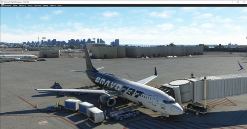 BRAVO 737 House Livery "Spirit of New Mexico" for the PMDG 737-600