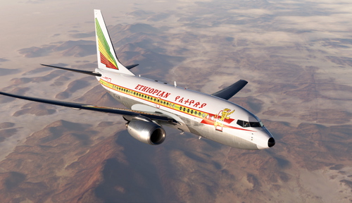 PMDG 737-600 Ethiopian (ET-AJB)