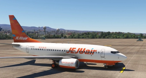 PMDG 737-600 Jeju Air Fictional with Passenger Cabin Interior 