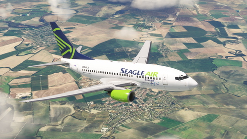 PMDG 737-600 Seagle Air OM-HLA + Cabin Details