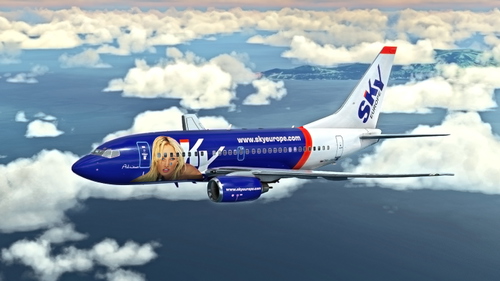 PMDG 737-600 Sky Europe Airlines OM-SEA - Adriana Special Livery