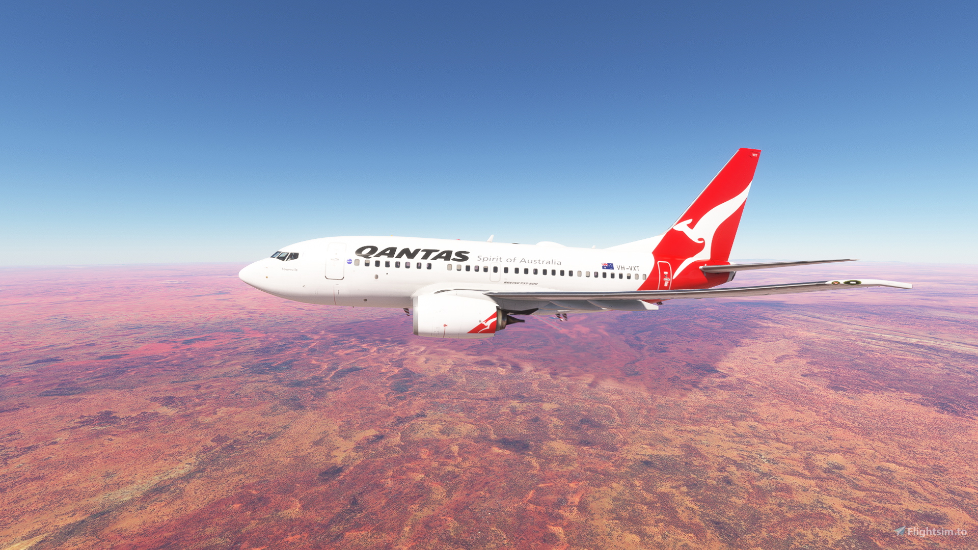 カンタス航空 737-800 VH-VXT 1/200（Inflight200 1/200 Qantas