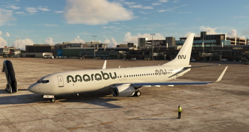LY-MGM MARABU AIRLINES BOEING 737-8EH(WL) leased from KlasJet