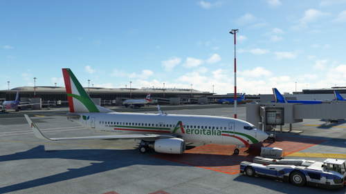 PMDG 737-700 AEROITALIA AIRLINES (YR-BMR)