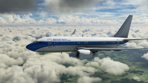 PMDG 737-700 American Pacific AMPAC Legacy Livery FS2004