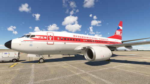 PMDG 737-600 Czechoslovak Airlines CSA OK-TCD + Cabin Details (.ini included)
