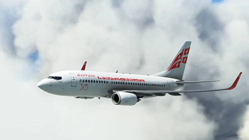 PMDG 737-700 Georgian Airways 30 years livery 4L-GTI