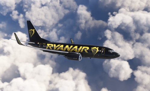 PMDG 737-700  Ryanair livery (fictional) 