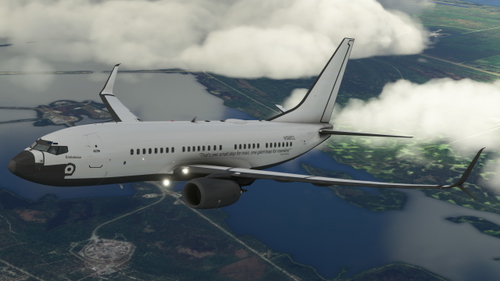PMDG 737-700BBJ Space Shuttle Endurance (Fictional Tribute livery)