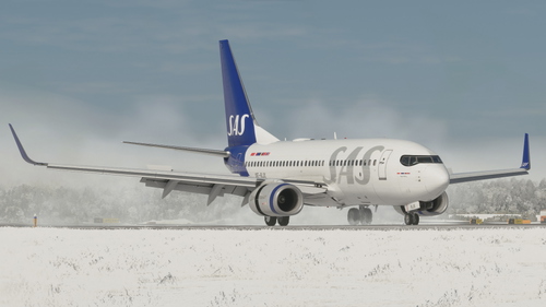 PMDG 737-700BW Scandinavian Airlines SE-RJX