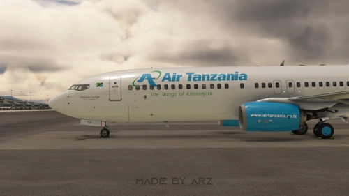 PMDG 737-800 | Air Tanzania 5H-TCP | Custom Cabin (Fictional)