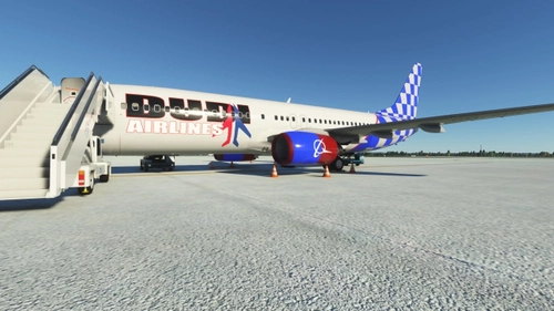 PMDG 737 800  LIVERY DUDI AIRLINES