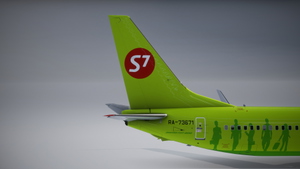 PMDG 737-800 | S7 Airlines (old) (RA-73671) 8K | With cabin thumbnail 4
