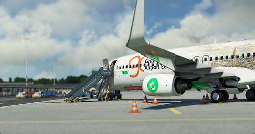 PMDG 737-800 | Transavia Airlines PH-HSA - Groningen Airport Eelde 90Years Livery (Fictional)