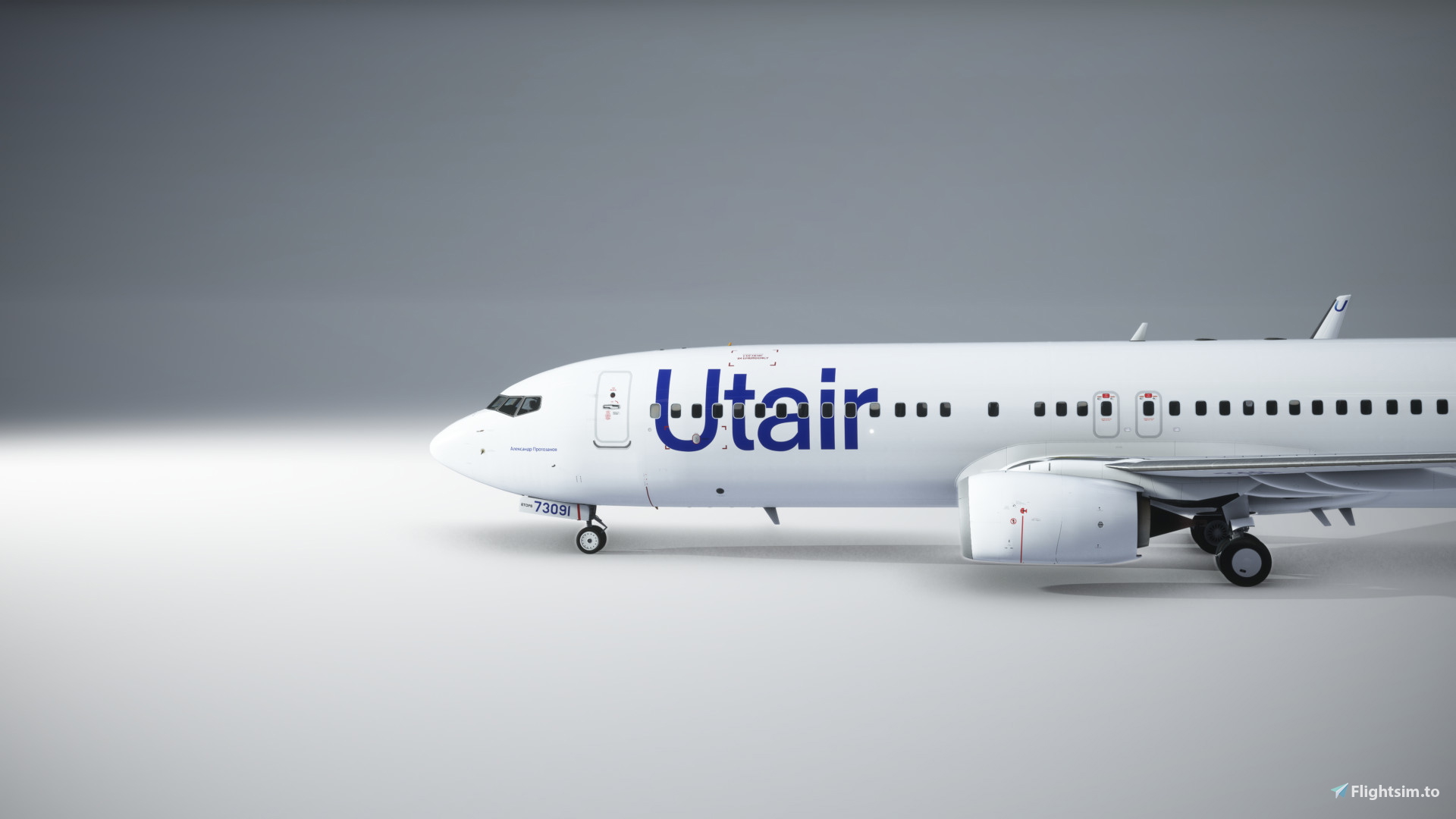 PMDG 737-800 | UTair (RA-73091) 8K | With cabin - Image 1