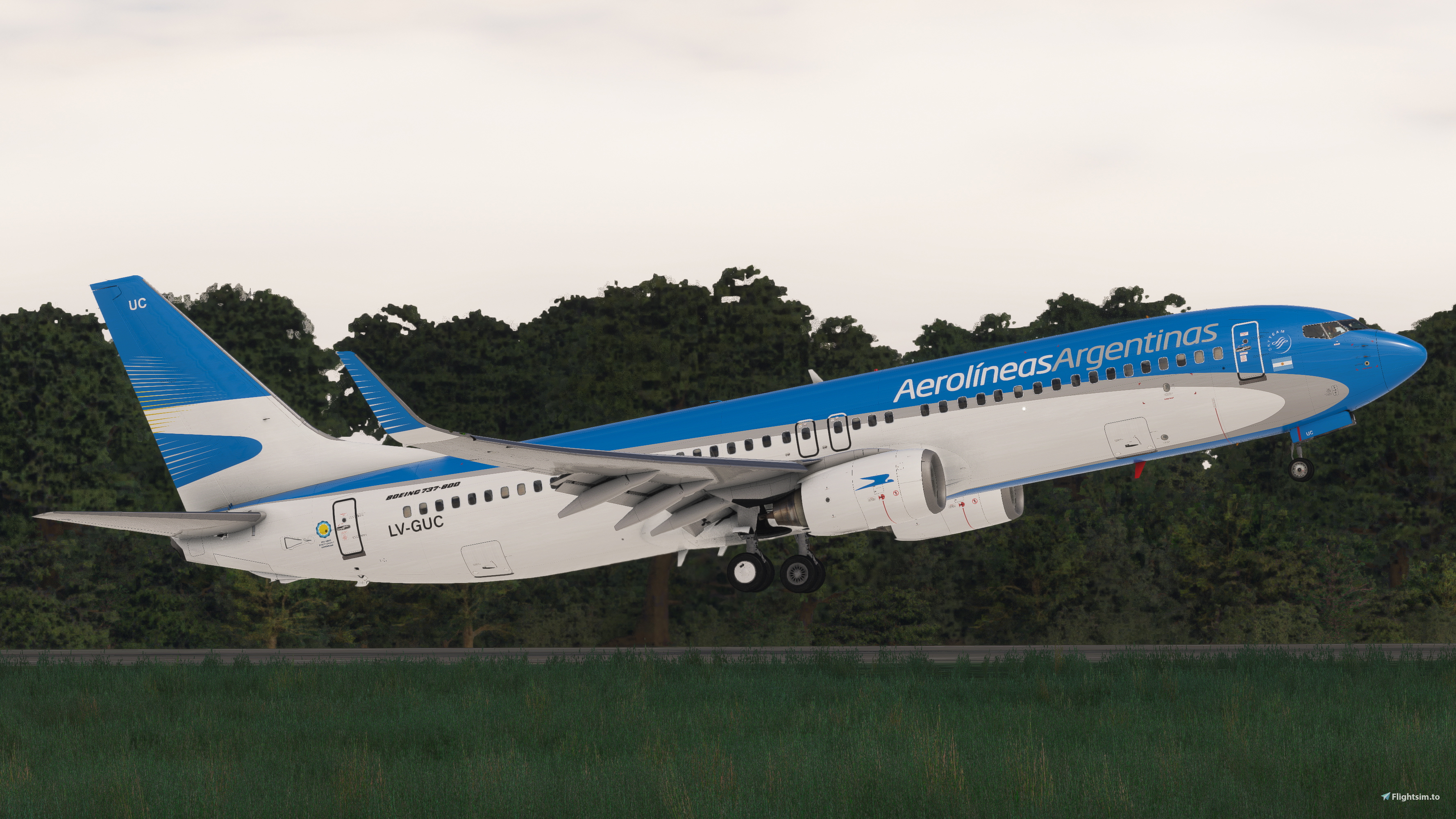 PMDG 737-800 Aerolineas Argentinas LV-GUC - Image 1